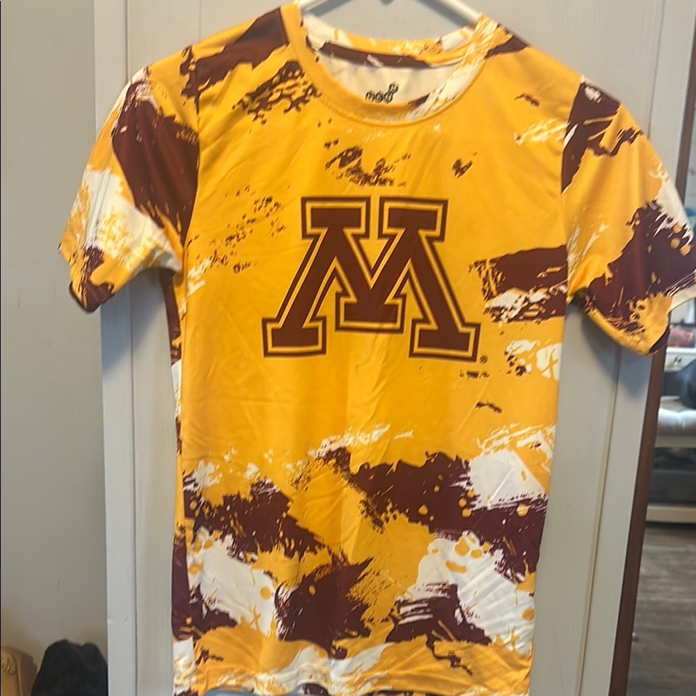 Gold and Maroon Short Sleeve Tee